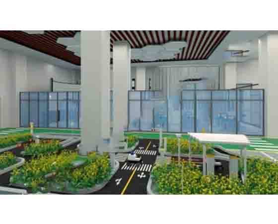 智能駕駛環(huán)境仿真裝置沙盤（含路側(cè)設(shè)備）