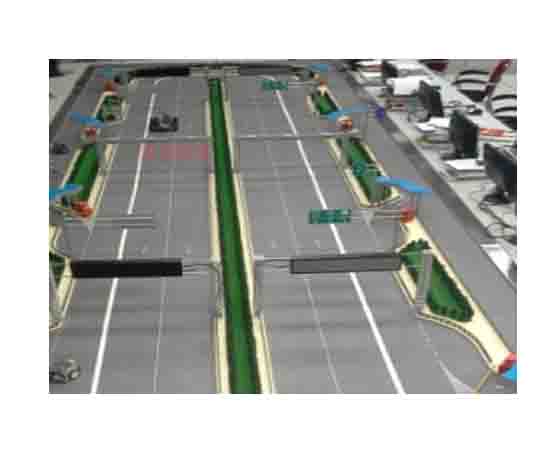 交通感知設(shè)施、交通控制與誘導(dǎo)設(shè)施實驗臺