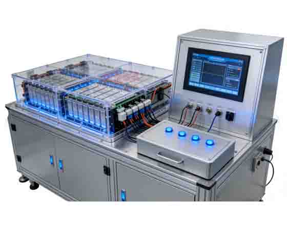 純電動汽車動力電池及電池管理系統(tǒng)理實一體平臺