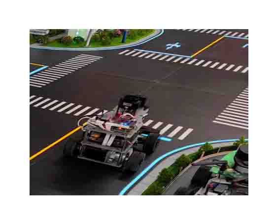 智能駕駛環(huán)境仿真實訓裝置沙盤